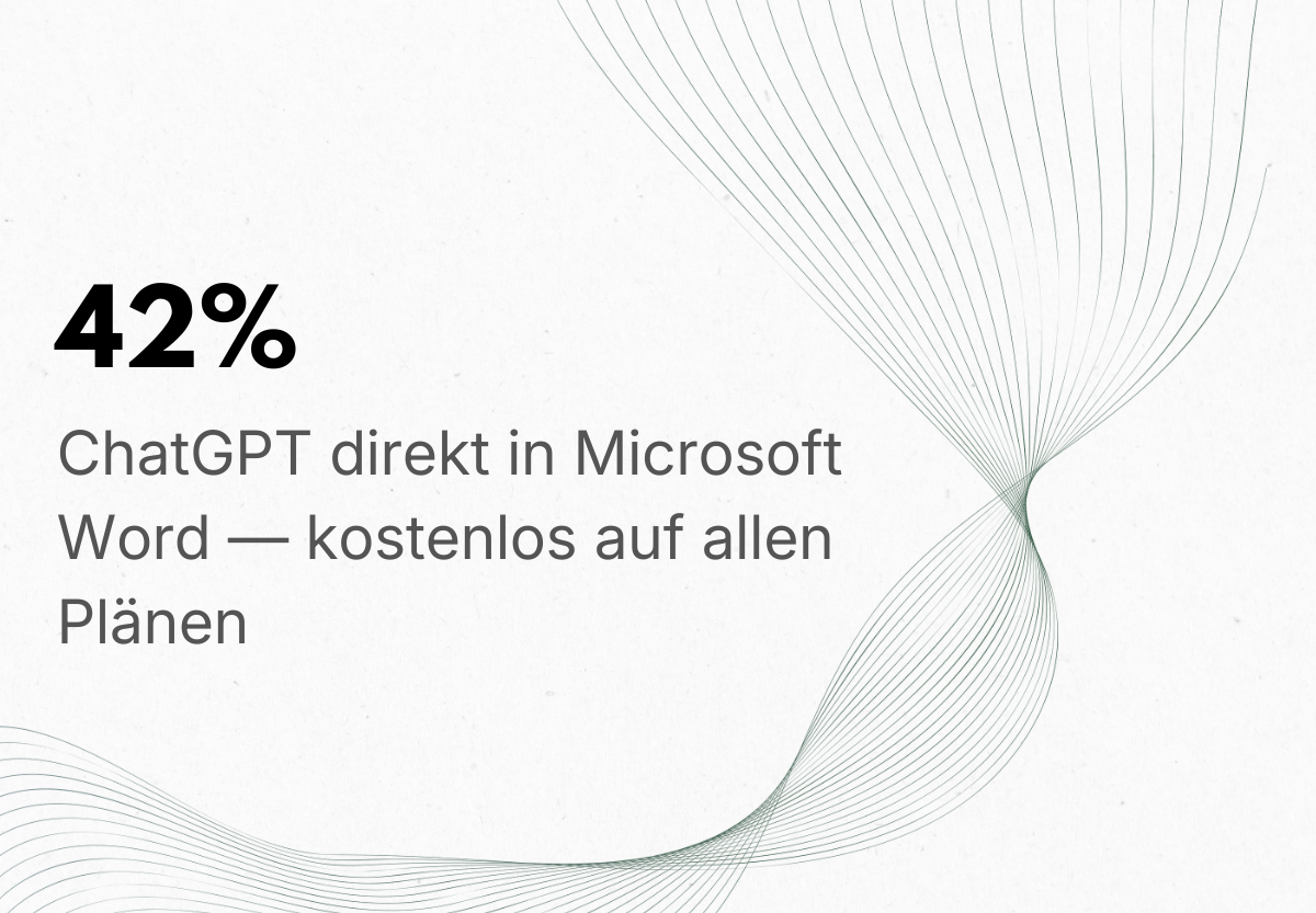 ChatGPT in Microsoft Word: AI assistant directly in your document — free for all plans